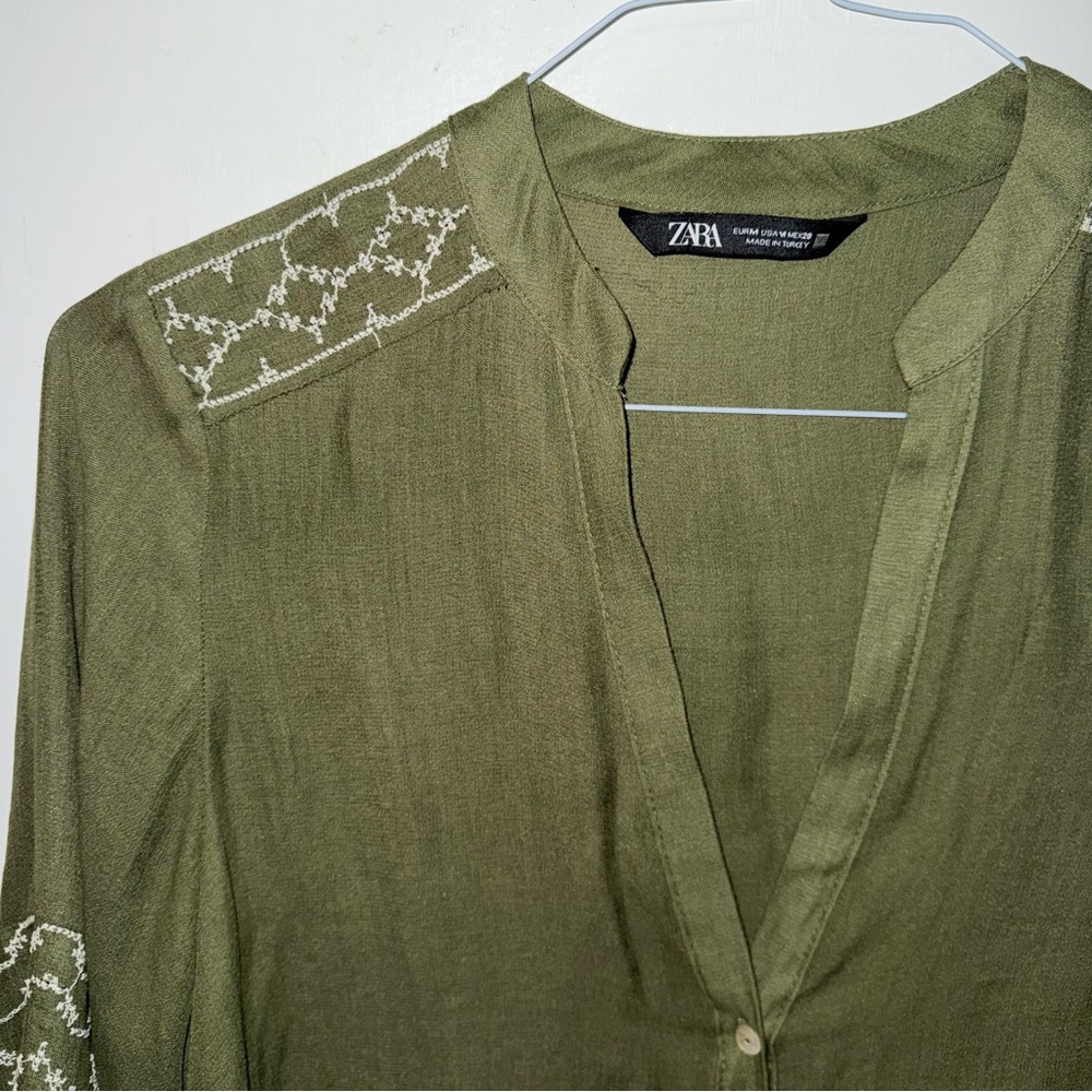 Zara Embroidered Blouse - Picture 5 of 5